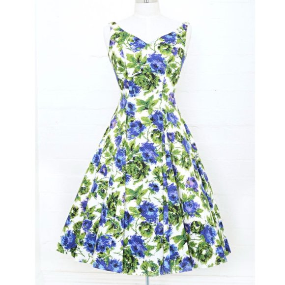 Retrospec'd Suzie Cornflower Dress XL/XXL - Picture 1 of 14